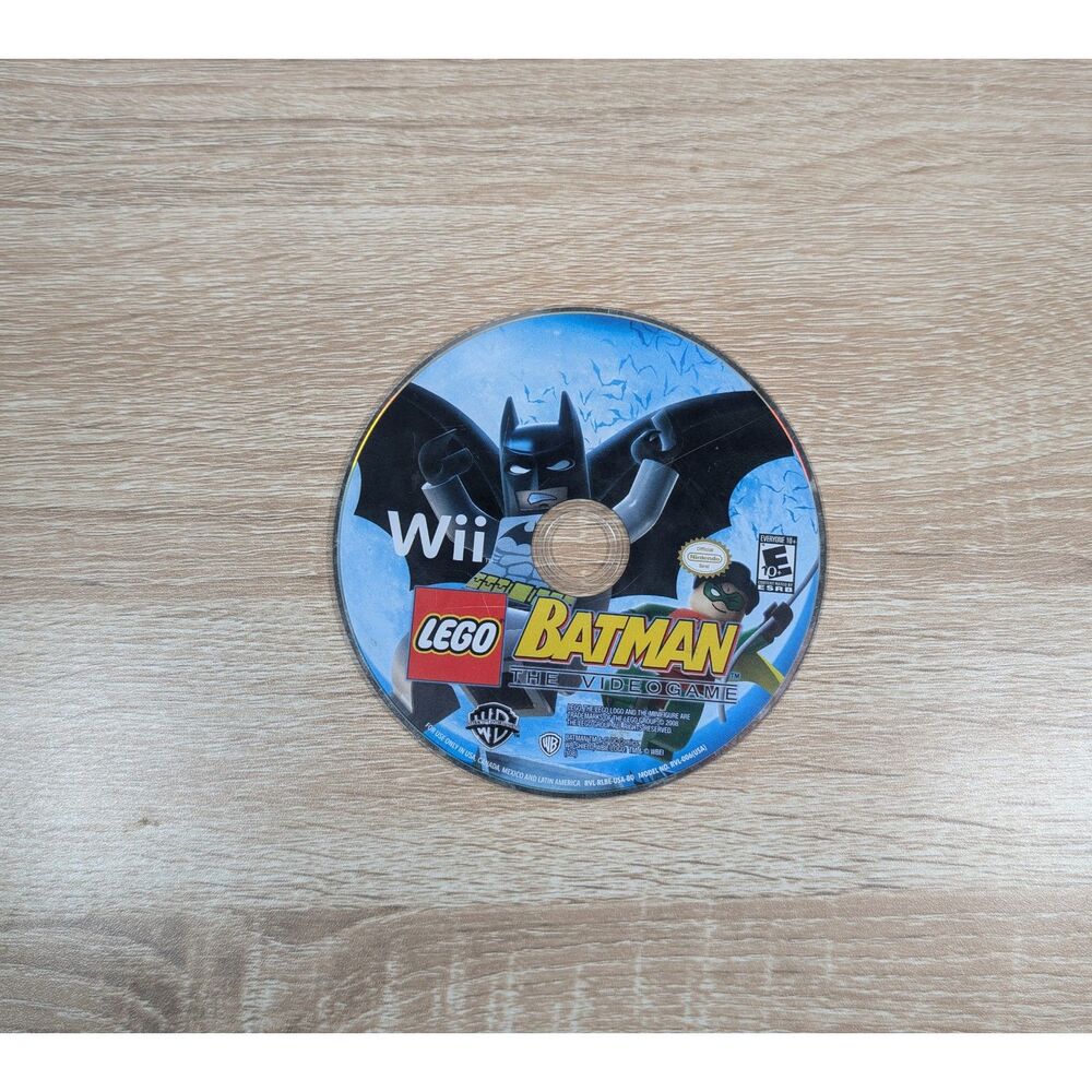 LEGO Batman: The Videogame (Nintendo Wii, 2008) Disc Only - Tested & Working